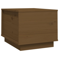 vidaXL mézbarna tömör fenyőfa dohányzóasztal 40x50x35 cm (813413) bútor