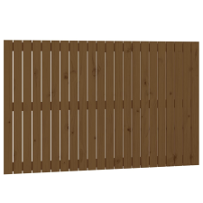 vidaXL mézbarna tömör fenyőfa fali fejtámla 140x3x90 cm (824921) ágy és ágykellék