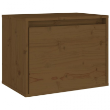 vidaXL Mézbarna tömör fenyőfa faliszekrény 45 x 30 x 35 cm bútor