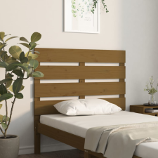 vidaXL mézbarna tömör fenyőfa fejtámla 100x3x80 cm ágy és ágykellék