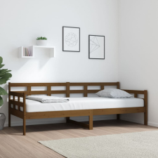 vidaXL mézbarna tömör fenyőfa kanapéágy 80 x 200 cm ágy és ágykellék