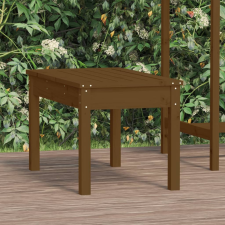 vidaXL Mézbarna tömör fenyőfa kerti pad 80 x 44 x 45 cm kerti bútor