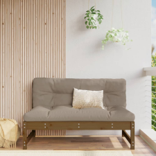 vidaXL mézbarna tömör fenyőfa középső kanapé 120 x 80 cm kerti bútor