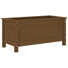 vidaXL mézbarna tömör fenyőfa növénytartó 82,5x40x39 cm (825257) kerti tárolás