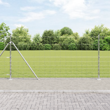 vidaXL Mezőkerítés 1,2x25 m Horganyzott Acél építőanyag