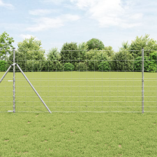 vidaXL Mezőkerítés 1,2x50 m Horganyzott acél építőanyag