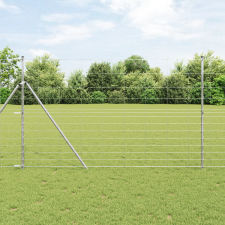 vidaXL Mezőkerítés 1,5x25 m Horganyzott acél építőanyag