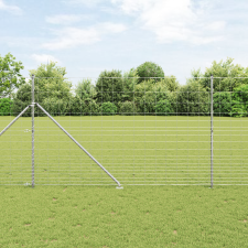vidaXL Mezőkerítés 1,5x25 m Horganyzott acél építőanyag