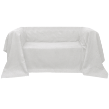 vidaXL Mikro szálas kanapé terítő / védőhuzat 270 x 350 cm krém szín asztalterítő és szalvéta