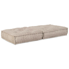 vidaXL Modular Puff Light Brown 70x70x36 Szövet bútor