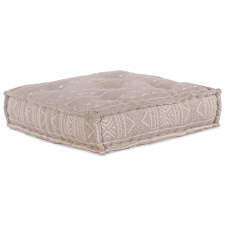 vidaXL Modular Puff Light Brown 70x70x36 Szövet bútor