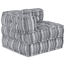vidaXL Moduláris Puff Szürke 70x70x54 cm bútor
