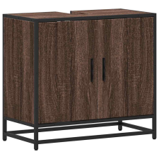 vidaXL mosdószekrény barna tölgy 65x33x60 cm műfa 65x33x60 cm (849268) fürdőszoba bútor