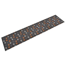 vidaXL Mosható tappancsmintás bársony konyhaszőnyeg 60 x 300 cm lakástextília