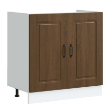 vidaXL Mosogató sljzat szekrény Kalmar barna tölgy 80x46x81,5 cm (853454) bútor