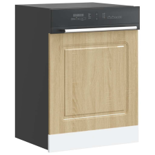 vidaXL mosogatógép panel Kalmar sonoma tölgy 60x1,5x67 cm mérnöki fa bútor