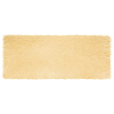 vidaXL Műbárány szőnyeg Krém 80 x 200 cm Poliészter lakástextília