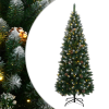 vidaXL Műkarácsonyfa 300 led-del 210 cm