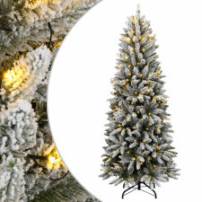 vidaXL műkarácsonyfa 300 LED-del és pelyhes hóval 180 cm műfenyő