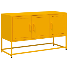vidaXL mustársárga acél TV-szekrény 100,5x39x60,5 cm (846479) bútor