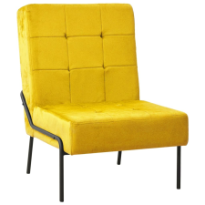 vidaXL mustársárga bársony pihenőszék 65 x 79 x 87 cm bútor