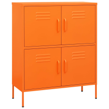 vidaXL narancssárga acél tárolószekrény 80 x 35 x 101,5 cm (336138) bútor