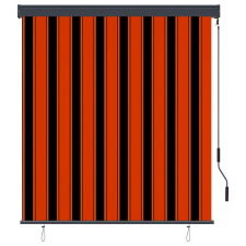 vidaXL narancssárga és barna kültéri roló 140 x 250 cm (145972) lakástextília