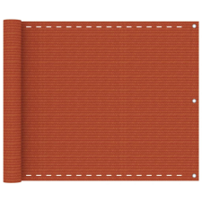 vidaXL narancssárga HDPE erkélytakaró 75 x 400 cm kerti bútor