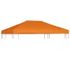 vidaXL Narancssárga pavilon tetőponyva 310 g/m², 4 x 3 m