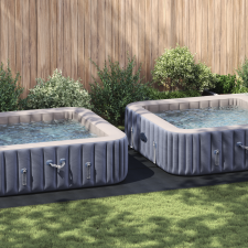 vidaXL Négyszögletes medencefedél Fekete PVC 750 x 372 cm Vízálló medence kiegészítő