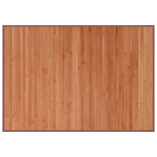 vidaXL négyszögletű barna bambusz szőnyeg 70 x 100 cm lakástextília