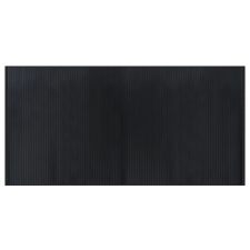 vidaXL négyszögletű fekete bambusz szőnyeg 100 x 200 cm lakástextília