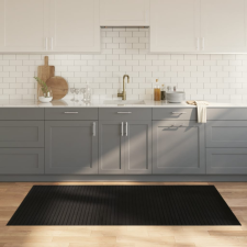 vidaXL négyszögletű fekete bambusz szőnyeg 100 x 200 cm lakástextília
