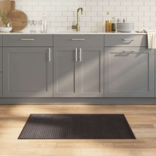 vidaXL négyszögletű sötétbarna bambusz szőnyeg 60 x 100 cm lakástextília