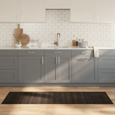 vidaXL négyszögletű sötétbarna bambusz szőnyeg 60 x 200 cm lakástextília