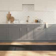 vidaXL négyszögletű szürke bambusz szőnyeg 60 x 300 cm lakástextília