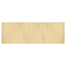 vidaXL négyszögletű világos természetes bambusz szőnyeg 100 x 300 cm lakástextília