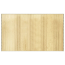 vidaXL négyszögletű világos természetes bambusz szőnyeg 60 x 100 cm lakástextília