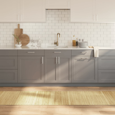 vidaXL négyszögletű világos természetes bambusz szőnyeg 70 x 1000 cm lakástextília