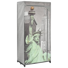 vidaXL New York szövet ruhásszekrény 75 x 45 x 160 cm bútor