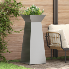 vidaXL növényállvány készlet Rozsdamentes acél 40 x 40 x 101 cm kerti tárolás