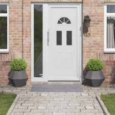 vidaXL Növénytartó 2 pcs Fekete 50 x 50 x 40 cm Acél kerti tárolás