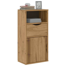vidaXL ODDA tömörfa fenyőfa oldalsó szekrény fiókkal 40x24x79 cm bútor