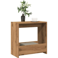 vidaXL Oldalasztal Artisan tölgy 50x26x50 cm Gépelt fa (856539) bútor