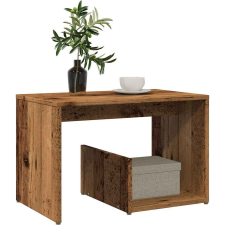 vidaXL Oldalasztal Régi fa 59x36x38 cm Gépelt fa (856540) bútor