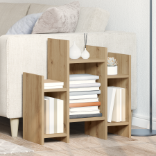 vidaXL Oldalsó szekrény kézműves tölgy 60 x 26 x 60 cm Faanyag bútor