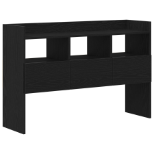 vidaXL Oldalszekrény Fekete Tölgy 105x30x70 cm Műanyag Fa (862666) bútor
