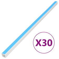 vidaXL öntapadós PVC kábelcsatorna 10 x 10 mm 30 m villanyszerelés