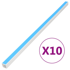 vidaXL Öntapadós pvc kábelcsatorna 25 x 25 mm 10 m villanyszerelés