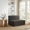vidaXL Összecsukható kanapéágy Sötétszürke 70 x 72 x 60 cm Szövet